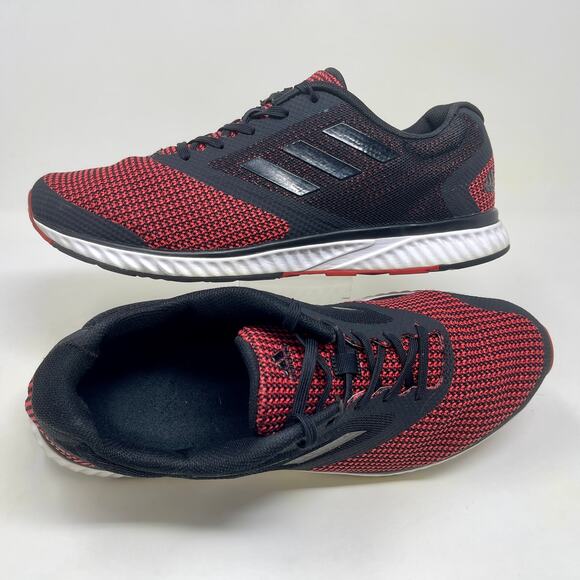 Adidas Edge RC Sporty Running Shoes Men's Sz 12 Black Red 137.4=J.8.5 - Picture 3 of 12